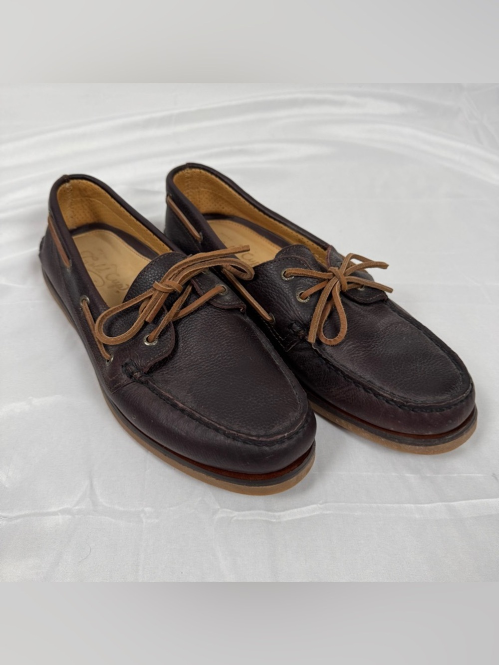 Sperry Gold Cup Brown Leather Boat Shoes Mens 11.5 Premium Loafers Moc Toe